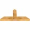Ekena Millwork Portland Rough Sawn Timber Gable Bracket, Western Red Cedar, 48"W x 24"H x 4"D x 6"F, 12/12 Pitch GBW048X24X0406POR00RWR - alternate 2